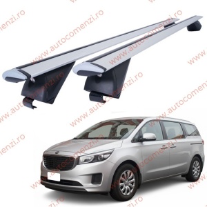 Set bare portbagaj KIA Carnival III 2014-2023 - Wingbar - Aluminiu / cu cheie antifurt