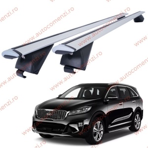 Set bare portbagaj KIA Sorento III 2015-2020 - Wingbar - Aluminiu / cu cheie antifurt