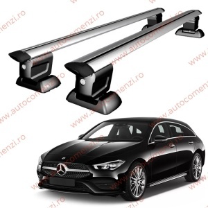 Set bare portbagaj MERCEDES CLA X118 2019-2025 Combi - Wingbar - cu cheie antifurt / Aluminiu