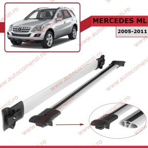 Set bare portbagaj MERCEDES ML II (W164) 2005-2011 - KVO AERO