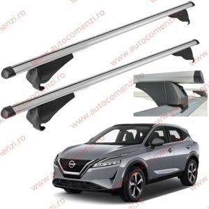 Set bare portbagaj NISSAN Qashqai III (J12) 2021-prezent - Aluminiu / cu cheie antifurt