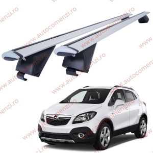 Set bare portbagaj OPEL Mokka I 2012-2019 - Wingbar - Aluminiu / cu cheie antifurt