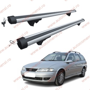 Set bare portbagaj OPEL Vectra B 1995-2002 Combi - Aluminiu / cu cheie antifurt - 120 cm