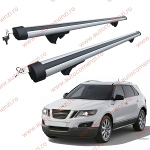 Set bare portbagaj SAAB 9-4X 2011-2012 - Aluminiu / cu cheie antifurt - 120 cm