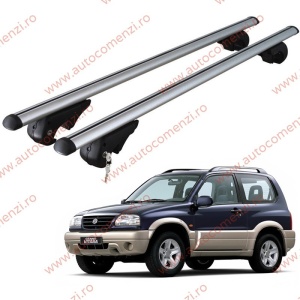 Set bare portbagaj SUZUKI Grand Vitara 1999-2005 - cu cheie antifurt / Aluminiu - 120 cm