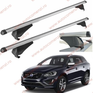 Set bare portbagaj VOLVO XC60 I 2008-2016 - Aluminiu / cu cheie antifurt
