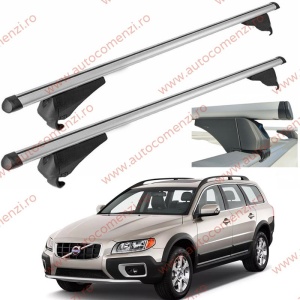 Set bare portbagaj VOLVO XC70 II 2008-2016 - Aluminiu / cu cheie antifurt