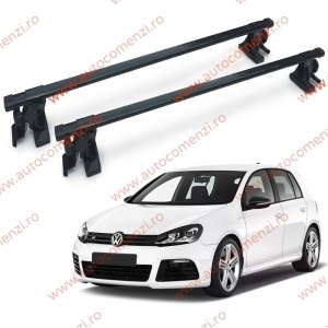 Set bare portbagaj VW Golf VI 2008-2012 (prindere la baza usii) - Otel