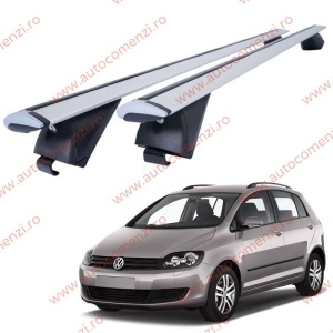 Set bare portbagaj VW Golf VI Plus 2008-2014 - Wingbar - Aluminiu / cu cheie antifurt