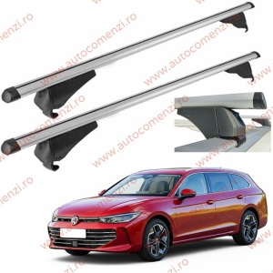 Set bare portbagaj VW Passat B9 2023-prezent Combi - Aluminiu / cu cheie antifurt