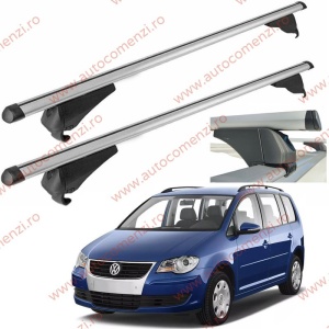 Set bare portbagaj VW Touran I 2003-2015 - Aluminiu / cu cheie antifurt