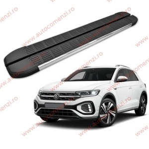 Set praguri VW T-Roc 2017-prezent (praguri + kit montaj)