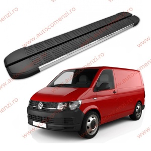 Set praguri VW T6 2016-2022 - varianta lunga (praguri + kit montaj)
