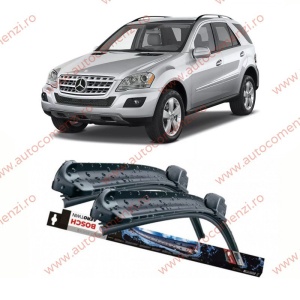 Set stergatoare parbriz MERCEDES Clasa M W164 2005-2011 (sofer + pasager) BOSCH