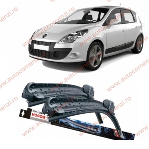 Set stergatoare parbriz RENAULT Scenic II 2003-2009 (sofer + pasager) BOSCH