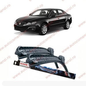 Set stergatoare parbriz SEAT Exeo 2008-2013 (sofer + pasager) BOSCH
