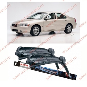 Set stergatoare parbriz VOLVO S60 I 2004-2010 Facelift (sofer + pasager) BOSCH