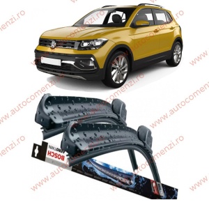 Set stergatoare parbriz VW T-Cross 2018-prezent (sofer + pasager) BOSCH