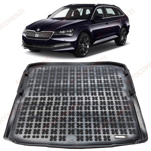 Tavita Portbagaj cauciuc SKODA Superb III 2015-2023 Combi (podea portbagaj fixa) - REZAW PLAST