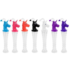 Pahar Slushy „Magic Unicorn” – 350ml, Design Spiralat cu Capac Unicorn 3D - Img 8