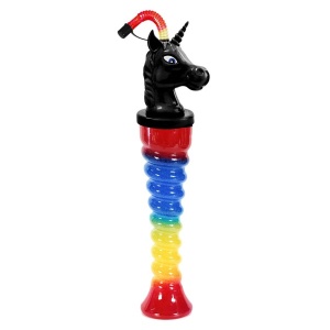 Pahar Slushy „Magic Unicorn” – 350ml, Design Spiralat cu Capac Unicorn 3D - Img 5