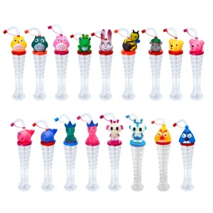 Pahare Slushy Premium „Animal World & Friends” – 350ml, Formă Spiralată cu Figurine 3D - Img 3