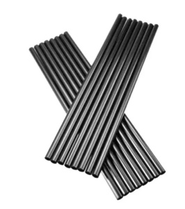 Set 500 Paie Jumbo Drepte Negre – 240 x 7 mm