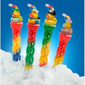 Pahar de Tip Yard Cup Spirala, cu Rățușcă din Plastic, 350ml