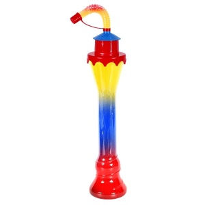 Pahar Slushy Premium „Far” (Lighthouse) – 350ml, cu Pai Flexibil și Capac - Img 2