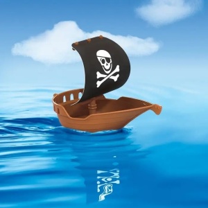 Pahar Slushy Premium „Viking Ship” – 400ml, cu Pai Flexibil și Capac Tematic - Img 3