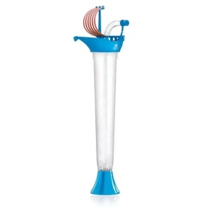 Pahar Slushy Premium „Viking Ship” – 400ml, cu Pai Flexibil și Capac Tematic