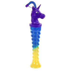 Pahar Slushy „Magic Unicorn” – 350ml, Design Spiralat cu Capac Unicorn 3D - Img 7