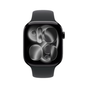 Apple Watch S11 Cellular 42mm Jet Black Aluminium Case with Black Sport Band - S/M - Img 3