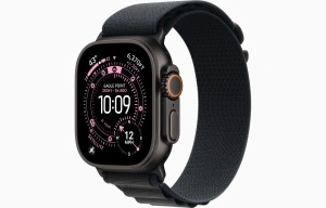 Apple Watch Ultra 3 Cellular 49mm Black Titanium Case with Black Alpine Loop - Large - Img 3