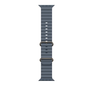 Apple Watch Ultra 3 Cellular 49mm Natural Titanium Case with Anchor Blue Ocean Band - Img 3