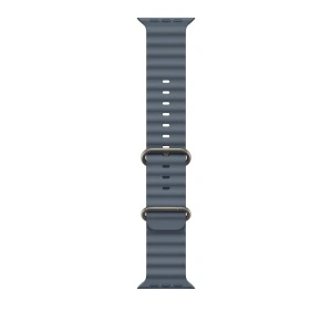 Apple Watch Ultra 3 Cellular 49mm Natural Titanium Case with Anchor Blue Ocean Band - Img 3