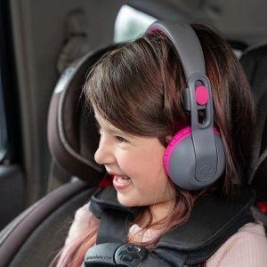JLAB JBuddies Studio 2 Kids Wireless Headphones - Gray/Pink - Img 4