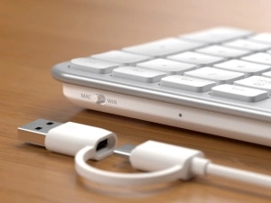 Satechi Slim LX3 Wired Keyboard - US English - Silver - Img 4