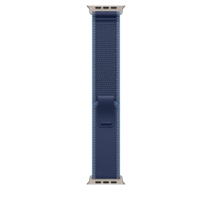 Apple Watch Ultra 3 Cellular 49mm Natural Titanium Case with Blue/Bright Blue Trail Loop - M/L - Img 2