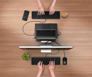 Satechi Slim LX3 Wired Keyboard - US English - Space Black - Img 4