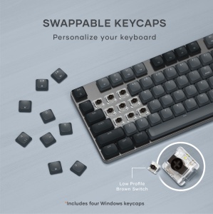 Satechi SM3 Slim Mechanical Backlit Bluetooth Keyboard (Dark) - US- Dark - Img 3
