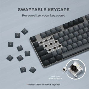 Satechi SM3 Slim Mechanical Backlit Bluetooth Keyboard (Dark) - US- Dark - Img 3