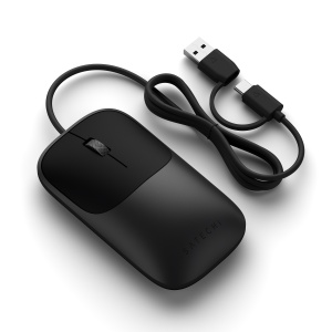 Satechi Slim LX Wired Mouse - Space Black - Img 2