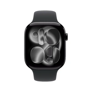 Apple Watch S11 Cellular 42mm Jet Black Aluminium Case with Black Sport Band - M/L - Img 2