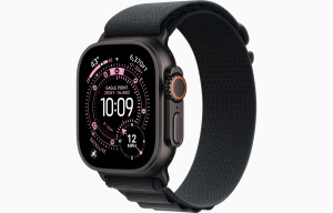 Apple Watch Ultra 3 Cellular 49mm Black Titanium Case with Black Alpine Loop - Small - Img 4
