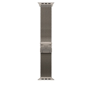 Apple Watch Ultra 3 Cellular 49mm Natural Titanium Case with Natural Titanium Milanese Loop - Large - Img 3