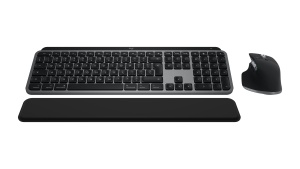 Logitech MX Keys S Combo for Mac MX Master 3S for Mac, MX Keys S for Mac & MX Palm Rest - Space Grey - US/INT