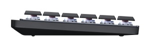 Logitech MX Mechanical Mini Minimalist Wireless Illuminated Keyboard-2.4GHZ/BT-N/A-EMEA28-9 Tacrtile - Graphite - US INT'L - Img 2