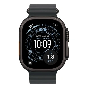 Apple Watch Ultra 3 Cellular 49mm Black Titanium Case with Black Ocean Band - Img 3