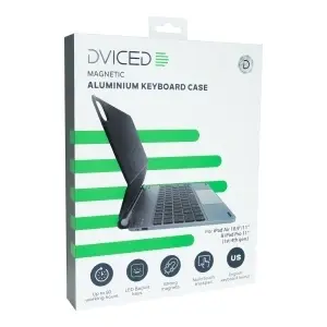 Dviced Magnetic Aluminium Keyboard Case for iPad Air/Pro 11-inch - US - Dark Grey - Img 4